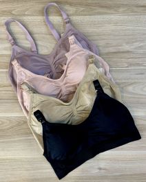 SUTIÃ DE AMAMENTACAO SEM COSTURA COM BOJO