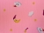 Rosa Chiclete Lua Nuvem