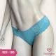 TANGA DE TACTEL COM RENDA LATERAL FORRADA