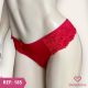 TANGA DE TACTEL COM RENDA LATERAL FORRADA