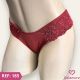 TANGA DE TACTEL COM RENDA LATERAL FORRADA
