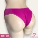 TANGA DE TACTEL COM RENDA LATERAL FORRADA