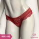 TANGA DE TACTEL LATERAL DUPLA COM RENDA