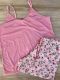 CJ BABY DOLL DE ALCINHA COMPOSE EM MALHA SUEDINE