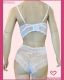 CONJUNTO DE RENDA SOUTIEN TIPO CROPPED CALCINHA CALECON