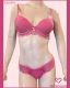CONJUNTO TRIO PRE MOLDADO RENDA COM BOJO TACTEL PREGAS COM FIO E TANGA