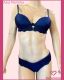 CONJUNTO TRIO PRE MOLDADO RENDA COM BOJO TACTEL PREGAS COM FIO E TANGA