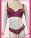 CONJUNTO TRIO TACTEL E RENDA BOJO PRE MOLDADO PROLONGADO COM FIO E TANGA