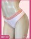 TANGA DE COTTON ESTAMPADO COM ELASTICO PERSONALIZADO