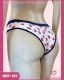TANGA DE COTTON ESTAMPADO COM ELASTICO PERSONALIZADO