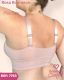 PLUS SIZE TOP JACQUARD COM BOJO REMOVIVEL SEM COSTURA