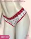 TANGA DE COTTON ESTAMPADO COM ELASTICO PERSONALIZADO