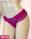 TANGA DE TACTEL LATERAL DUPLA COM RENDA