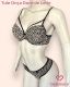 CONJUNTO BASICO  STRAPPY BRA TULI ESTAMPADO FORRADO E FIO DENTAL