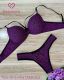 CONJUNTO BASICO  STRAPPY BRA TULI ESTAMPADO FORRADO E FIO DENTAL