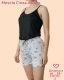 CJ BABY DOLL DE ALCINHA COMPOSE EM MALHA SUEDINE
