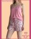 CJ BABY DOLL DE ALCINHA COMPOSE EM MALHA SUEDINE