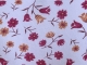 Branco Flores Rosa/Laranja