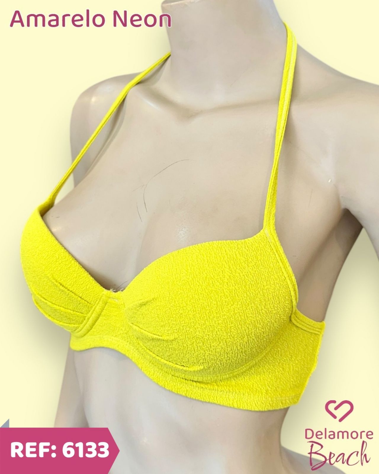 SOUTEN BIQUINI JACQUARD COM BOJO FRANZIDO
