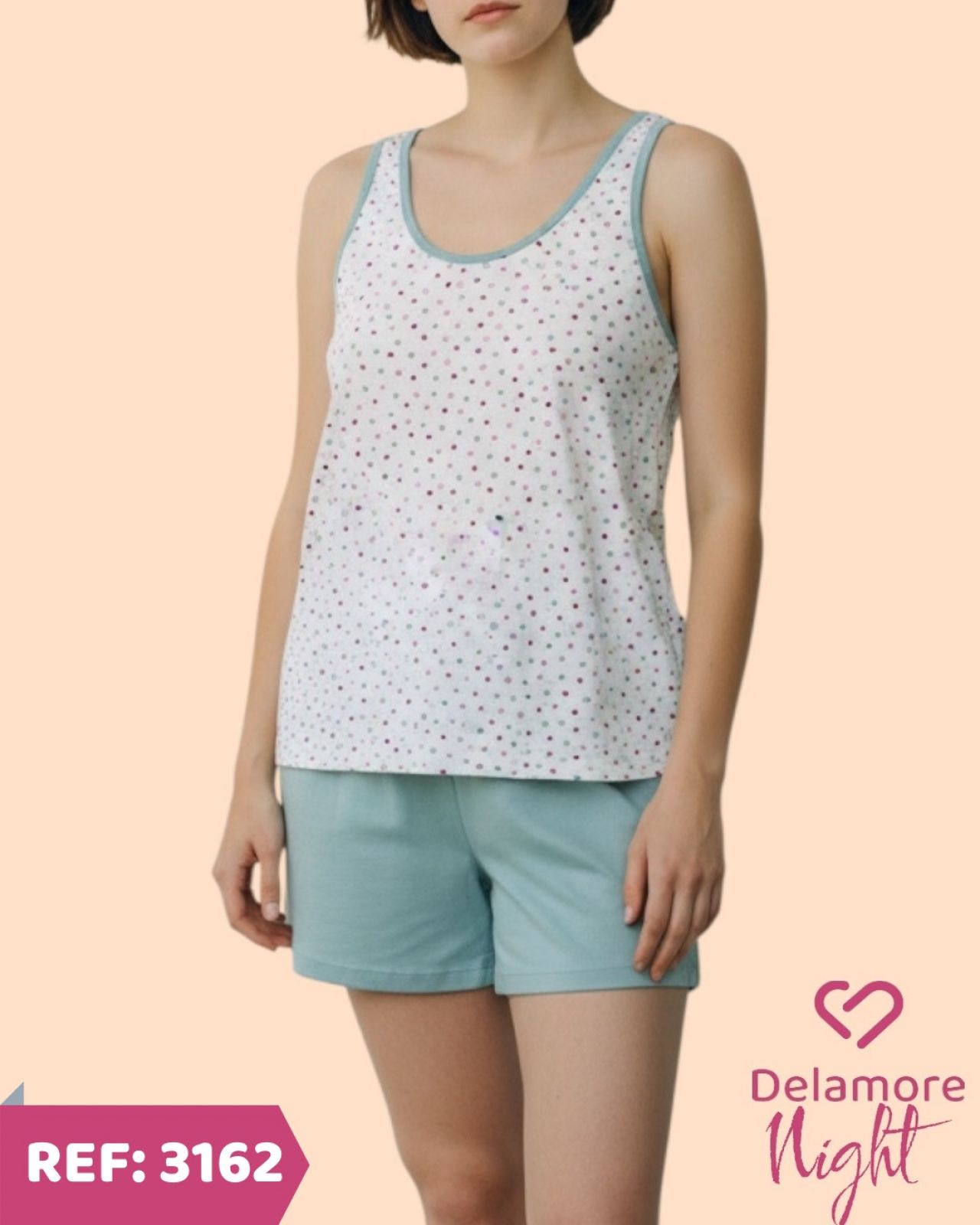 CJ SHORT DOOL REGATA EM MALHA ESTAMPADA