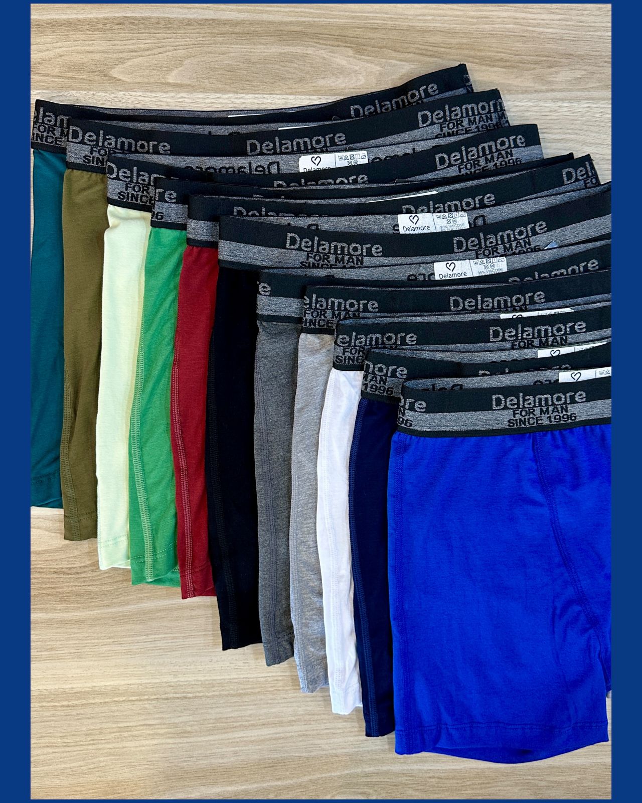 CUECA BOXER DE VISCOLYCRA ADULTO ELASTICO LARGO